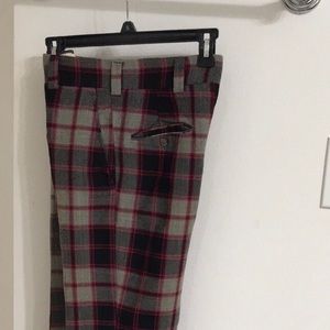 Unisex Plaid Pants